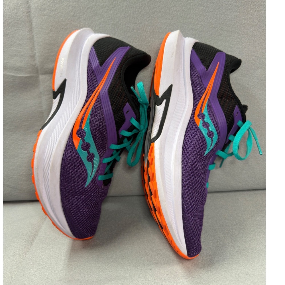 Saucony Axon Womens Sz 10 Purple Teal Running Shoes S10657-20 Athletic Sneakers - Picture 3 of 7